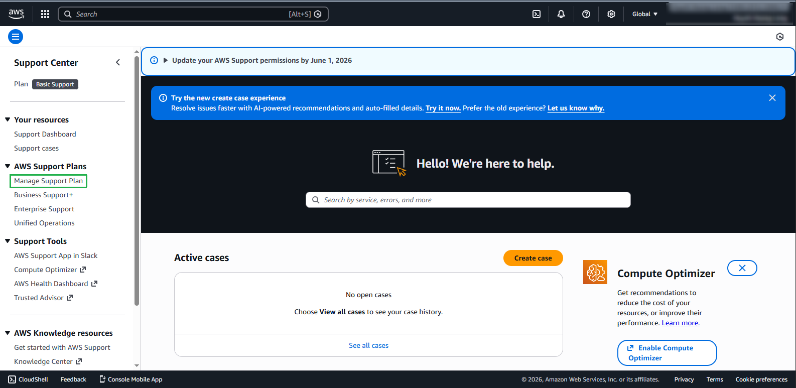 AWS Support